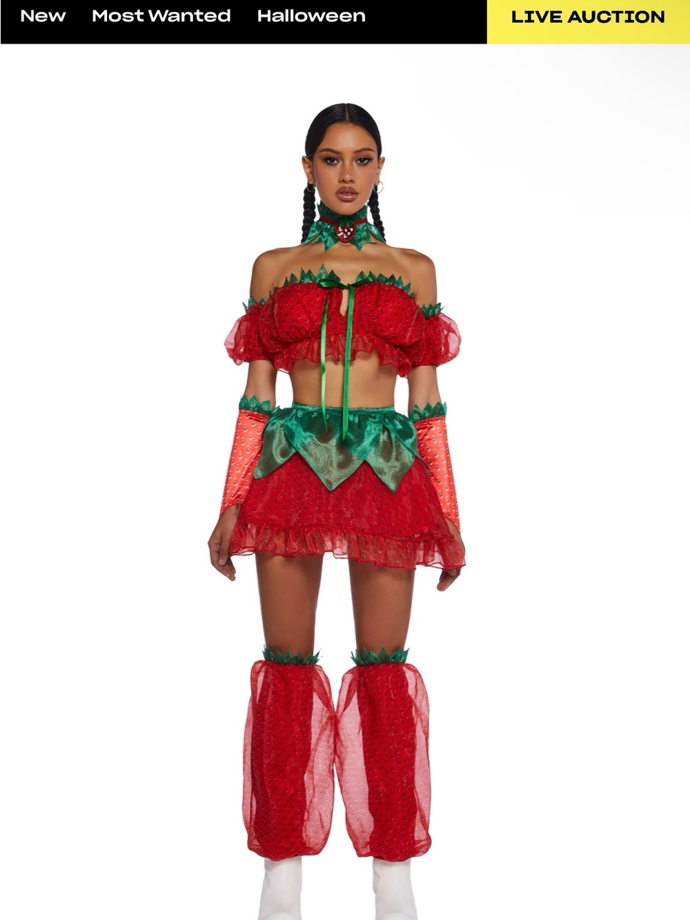 Dolls Kill XL Strawberry Costume